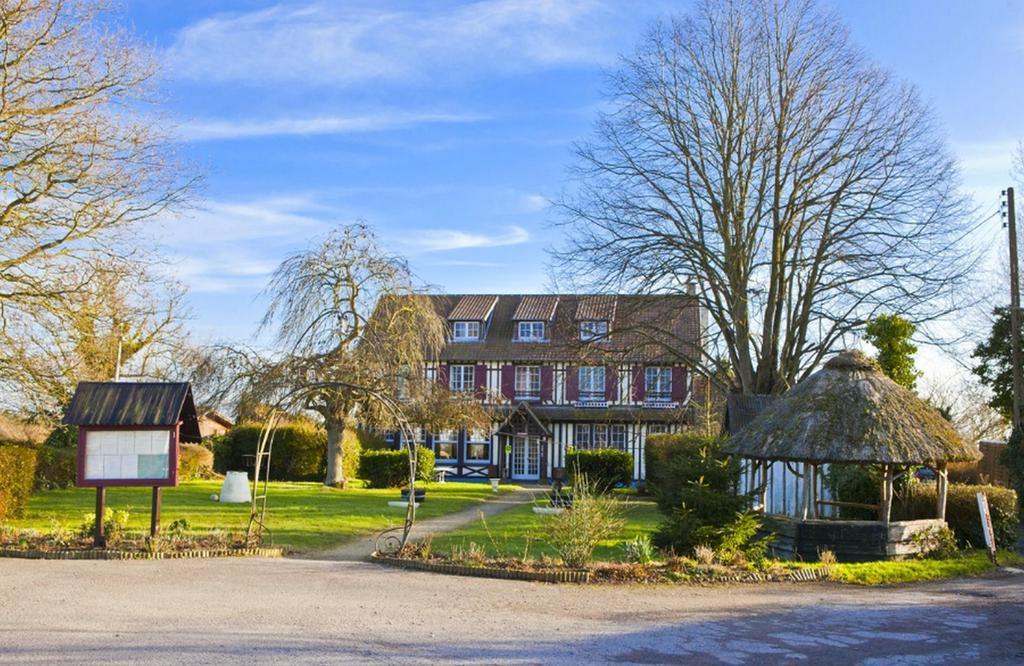 Logis Auberge Des Aulnettes エルヴィル・サン・クレア エクステリア 写真