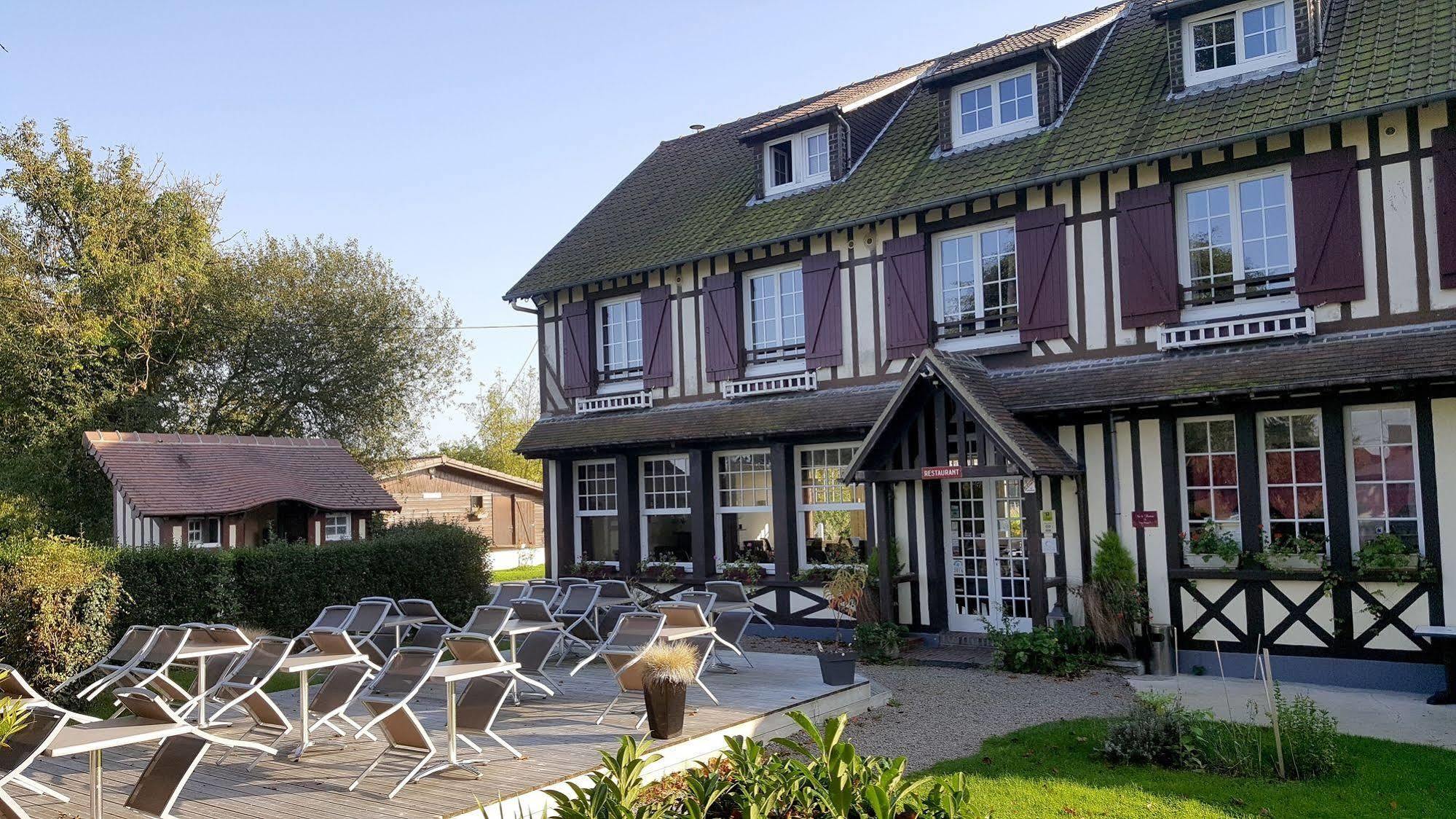 Logis Auberge Des Aulnettes エルヴィル・サン・クレア エクステリア 写真